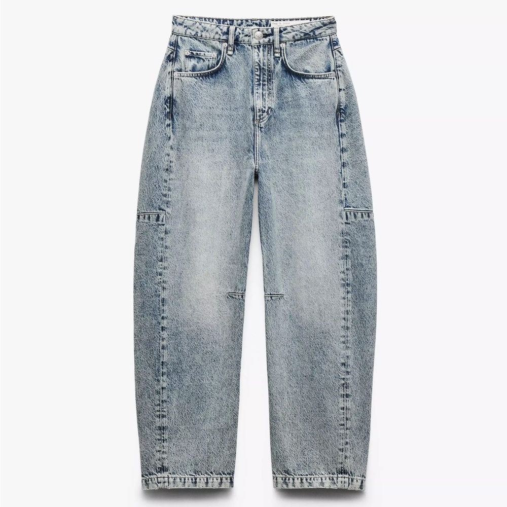 Rag & Bone Charlie Barrel Jeans, Size 28 - Picture 2 of 8